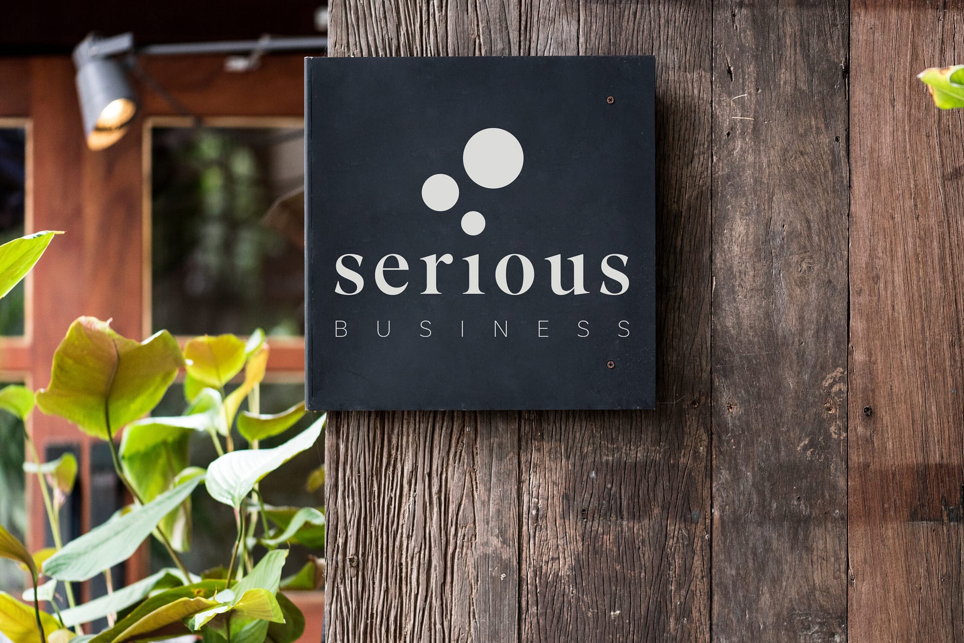 Mockup signage
